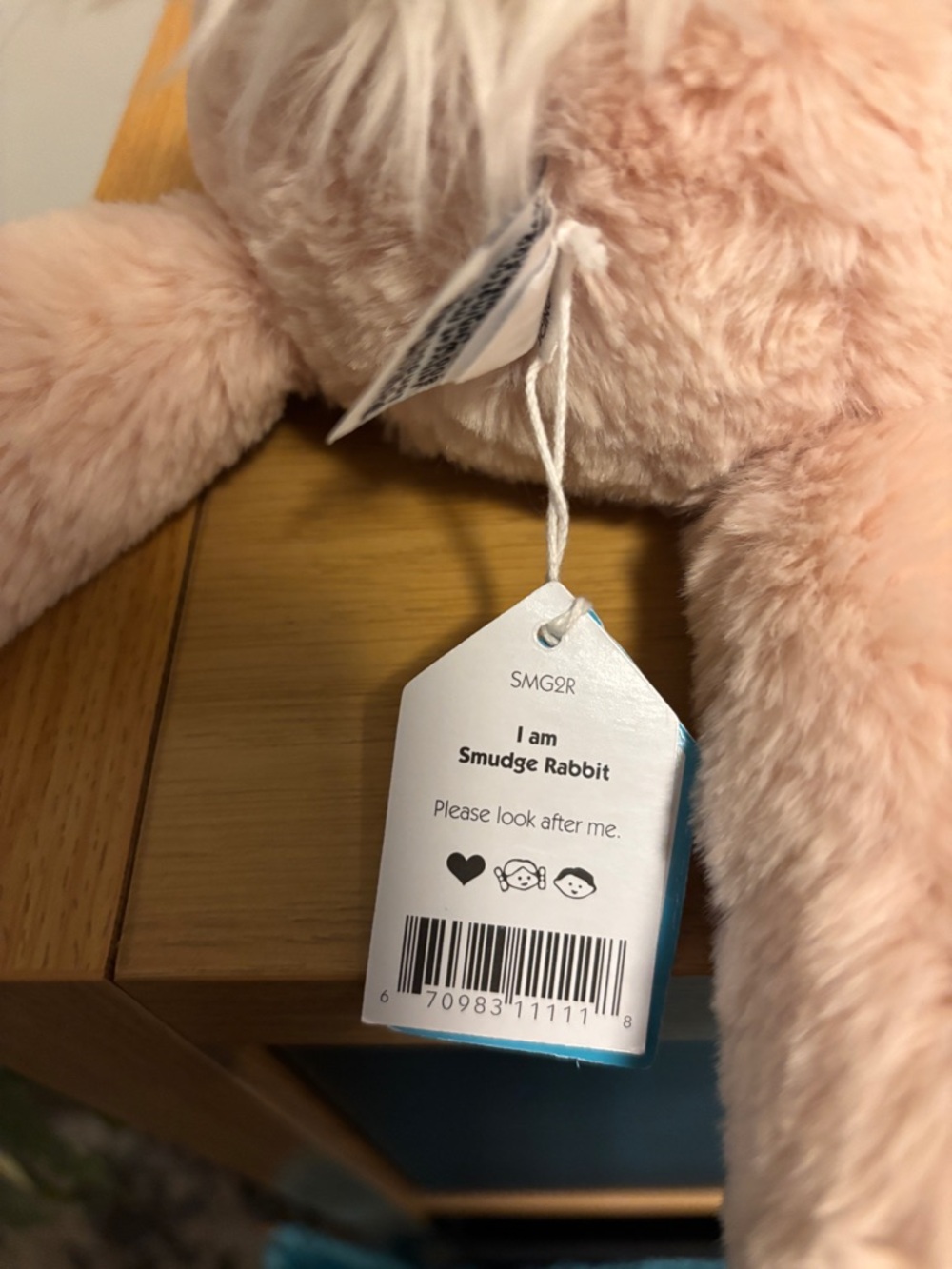 Jellycat Smudge Rabbit Plush Bunny Medium With Tags - Picture 9 of 12